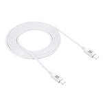 HAWEEL 25W 3A Type-C / USB-C から Type-C / USB-C PD 急速充電データケーブル、長さ：2m、Type-C から Type-C 2m