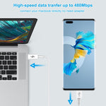 HAWEEL 25W 3A Type-C / USB-C から Type-C / USB-C PD 急速充電データケーブル、長さ：2m、Type-C から Type-C 2m