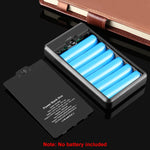 HAWEEL DIY 6 x 18650バッテリー 24W急速充電パワーバンクボックスケース ディスプレイ付き、バッテリー別売、6 x 18650バッテリー