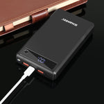 HAWEEL DIY 6 x 18650バッテリー 24W急速充電パワーバンクボックスケース ディスプレイ付き、バッテリー別売、6 x 18650バッテリー