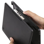 F611 着脱式 カラフルバックライト アルミニウム バックプレート ワイヤレス Bluetooth キーボード タブレットケース iPad Air 2 / 9.7 (2018) / 9.7インチ (2017) / Air / Pro 9.7インチ 用
