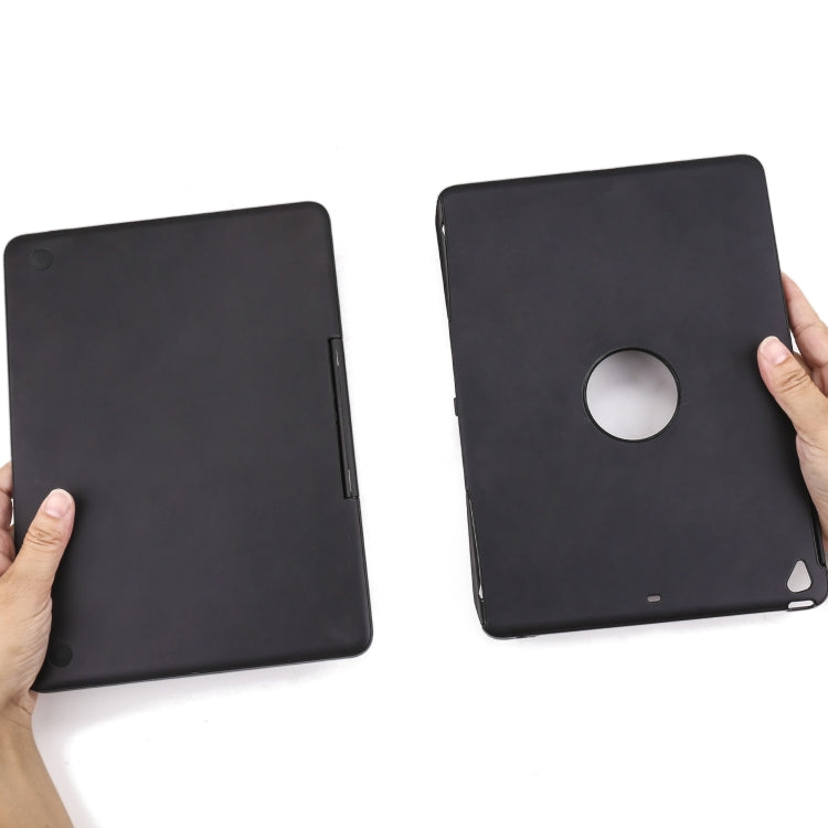 F611 着脱式 カラフルバックライト アルミニウム バックプレート ワイヤレス Bluetooth キーボード タブレットケース iPad Air 2 / 9.7 (2018) / 9.7インチ (2017) / Air / Pro 9.7インチ 用