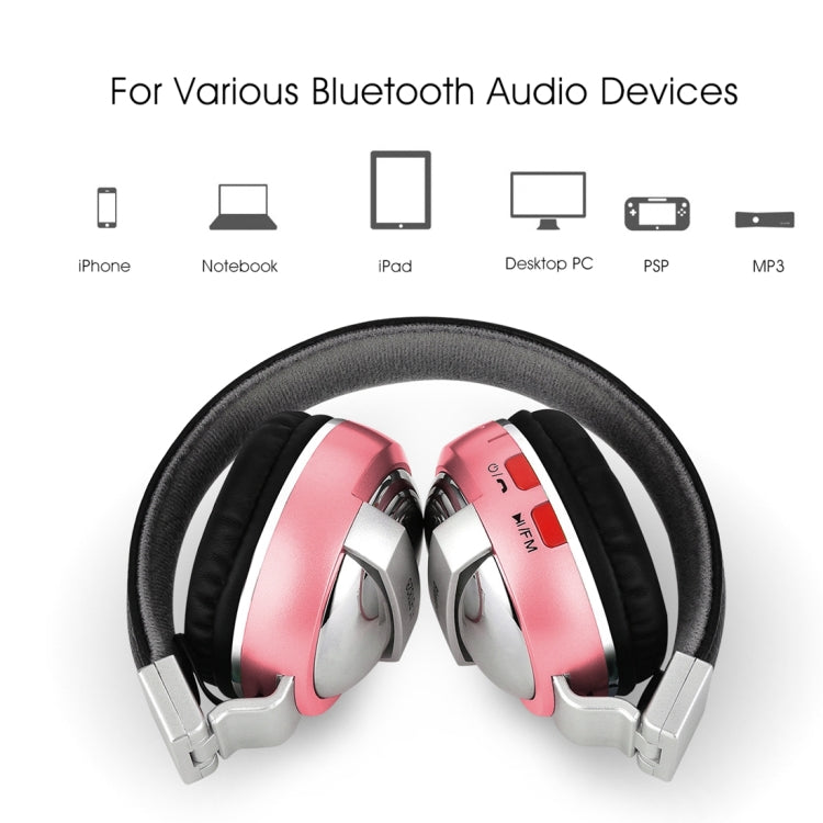 BTH-868 ステレオサウンドクオリティ V4.2 Bluetoothヘッドフォン、Bluetooth距離: 10m、3.5mmオーディオ入力＆FM対応