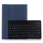 着脱式 Bluetooth キーボード + 横開きレザー タブレットケース ホルダー付き iPad Pro 9.7インチ、iPad Air、iPad Air 2、iPad 9.7インチ (2017)、iPad 9.7インチ (2018) 用、A07 ブラック、A07 ゴールド、A07 ブルー、A07 ローズゴールド
