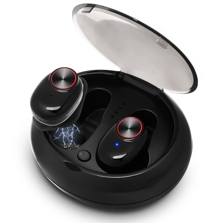 BTH-V5 DSPノイズキャンセリングイヤーバッズ スポーツワイヤレスBluetooth V5.0 ヘッドセット 充電ケース付き、iPhoneおよびAndroid対応