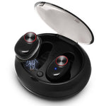 BTH-V5 DSPノイズキャンセリングイヤーバッズ スポーツワイヤレスBluetooth V5.0 ヘッドセット 充電ケース付き、iPhoneおよびAndroid対応