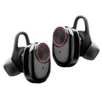 BTH-V5 DSPノイズキャンセリングイヤーバッズ スポーツワイヤレスBluetooth V5.0 ヘッドセット 充電ケース付き、iPhoneおよびAndroid対応