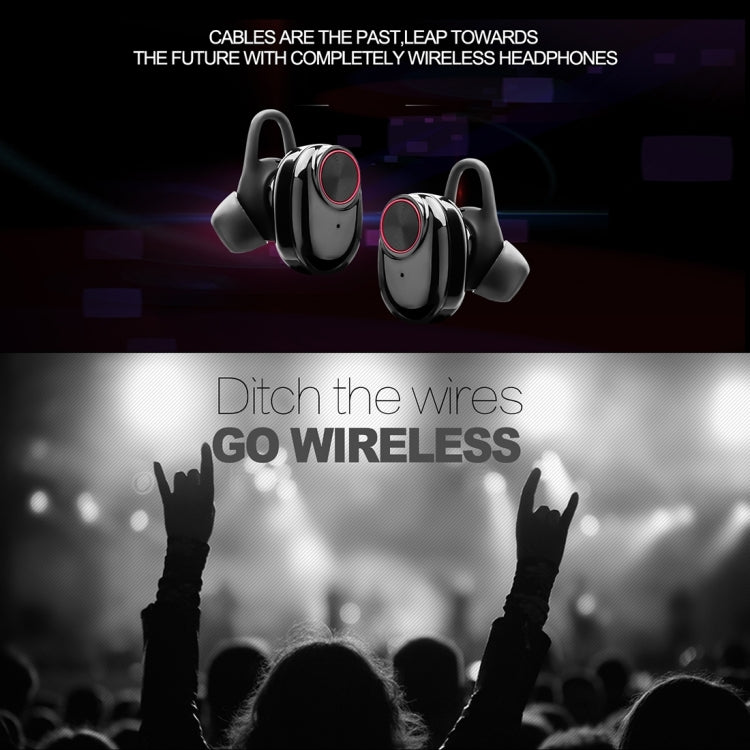 BTH-V5 DSPノイズキャンセリングイヤーバッズ スポーツワイヤレスBluetooth V5.0 ヘッドセット 充電ケース付き、iPhoneおよびAndroid対応
