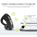V9 ビジネスハンズフリー ワイヤレス Bluetooth ヘッドセット CSR 4.1 マイク付き ドライバー スポーツ用