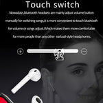 i9 タッチ ワイヤレス TWS スポーツ 両耳ステレオ Bluetooth 5.0 ヘッドセット 充電ボックス付き、タッチバージョン