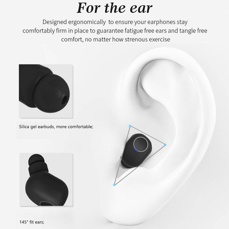 Q1 TWS Bluetooth 5.0 両耳ステレオ ワイヤレススポーツ Bluetooth イヤホン