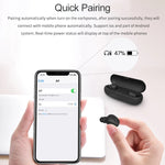 Q1 TWS Bluetooth 5.0 両耳ステレオ ワイヤレススポーツ Bluetooth イヤホン