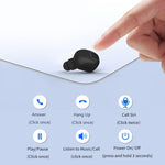 Q1 TWS Bluetooth 5.0 両耳ステレオ ワイヤレススポーツ Bluetooth イヤホン
