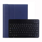 A102 iPad 10.2インチ 用 超薄型 着脱式 Bluetooth キーボード レザー タブレットケース スタンド機能付き、ゴールド、ローズゴールド、ブラック、ダークブルー