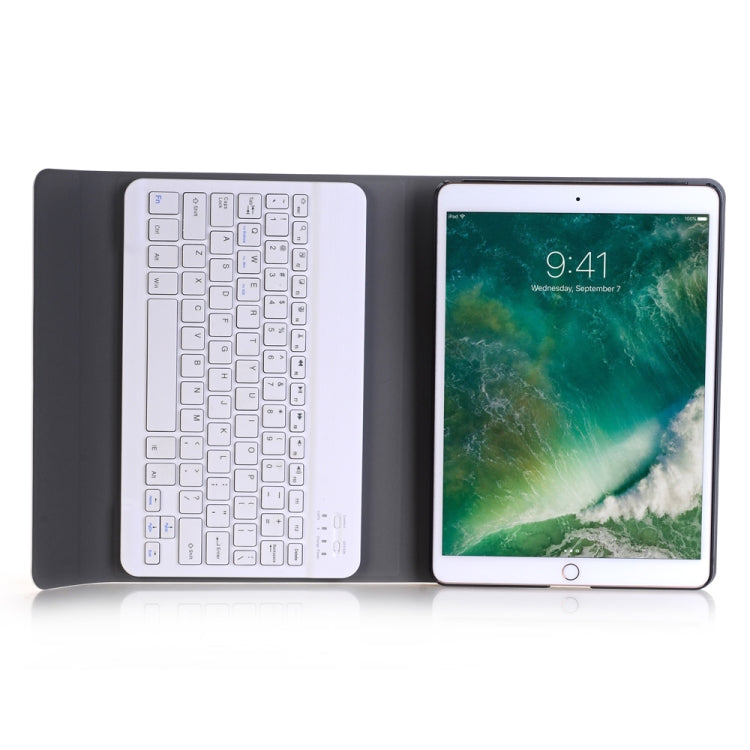 A102 iPad 10.2インチ 用 超薄型 着脱式 Bluetooth キーボード レザー タブレットケース スタンド機能付き、ゴールド、ローズゴールド、ブラック、ダークブルー