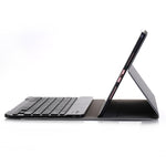 A102 iPad 10.2インチ 用 超薄型 着脱式 Bluetooth キーボード レザー タブレットケース スタンド機能付き、ゴールド、ローズゴールド、ブラック、ダークブルー