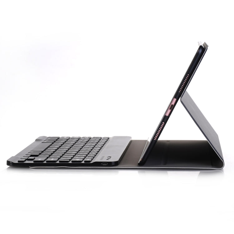 A102 iPad 10.2インチ 用 超薄型 着脱式 Bluetooth キーボード レザー タブレットケース スタンド機能付き、ゴールド、ローズゴールド、ブラック、ダークブルー