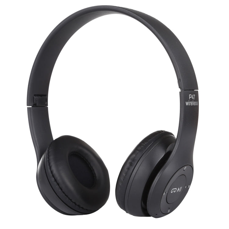 P47 折りたたみ式ワイヤレスBluetoothヘッドホン 3.5mmオーディオジャック対応、MP3 / 通話対応、P47 ブラック、P47 ブルー、P47 レッド、P47 ホワイト、P47 グリーン