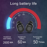 G10 TWS Bluetooth 5.0 ワイヤレスBluetoothイヤホン 充電ボックス付き、デジタルディスプレイ & HD通話 & パワーバンク対応、G10