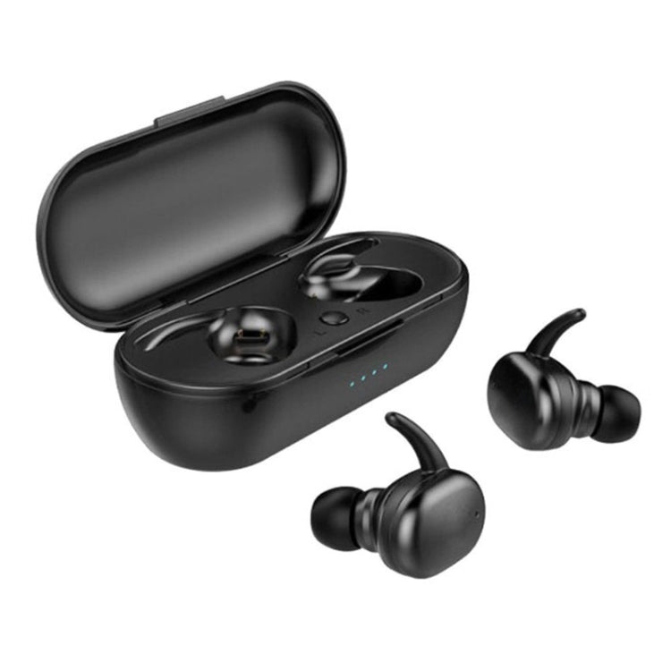TWS-4 IPX5防水 Bluetooth 5.0 タッチ式ワイヤレスBluetoothイヤホン 充電ボックス付き、HD通話 & 音声案内対応、TWS-4