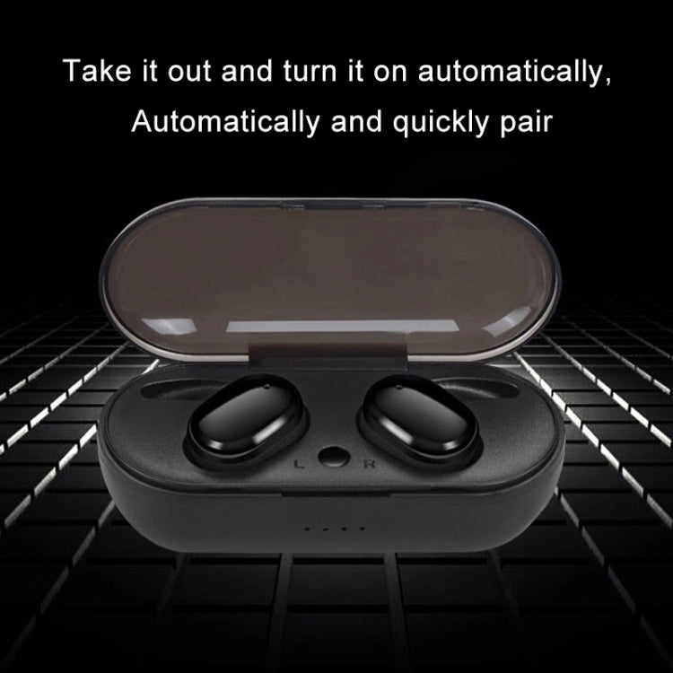 TWS-4 IPX5防水 Bluetooth 5.0 タッチ式ワイヤレスBluetoothイヤホン 充電ボックス付き、HD通話 & 音声案内対応、TWS-4