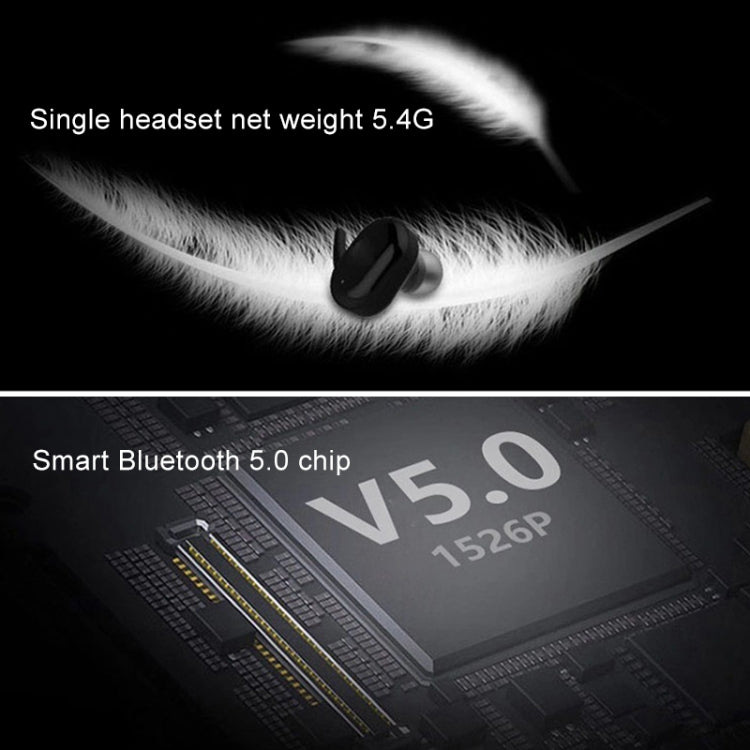 TWS-4 IPX5防水 Bluetooth 5.0 タッチ式ワイヤレスBluetoothイヤホン 充電ボックス付き、HD通話 & 音声案内対応、TWS-4