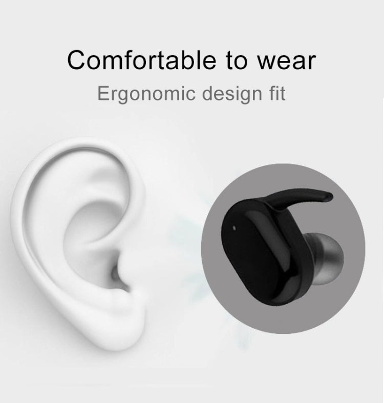 TWS-4 IPX5防水 Bluetooth 5.0 タッチ式ワイヤレスBluetoothイヤホン 充電ボックス付き、HD通話 & 音声案内対応、TWS-4