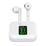 P100pro TWS Bluetooth 5.0 タッチ式ワイヤレスBluetoothイヤホン 充電ボックス＆LEDスマートデジタルディスプレイ付き、Siri＆通話対応