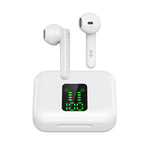 P100pro TWS Bluetooth 5.0 タッチ式ワイヤレスBluetoothイヤホン 充電ボックス＆LEDスマートデジタルディスプレイ付き、Siri＆通話対応