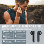 P100pro TWS Bluetooth 5.0 タッチ式ワイヤレスBluetoothイヤホン 充電ボックス＆LEDスマートデジタルディスプレイ付き、Siri＆通話対応