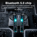 P100pro TWS Bluetooth 5.0 タッチ式ワイヤレスBluetoothイヤホン 充電ボックス＆LEDスマートデジタルディスプレイ付き、Siri＆通話対応