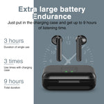 P100pro TWS Bluetooth 5.0 タッチ式ワイヤレスBluetoothイヤホン 充電ボックス＆LEDスマートデジタルディスプレイ付き、Siri＆通話対応