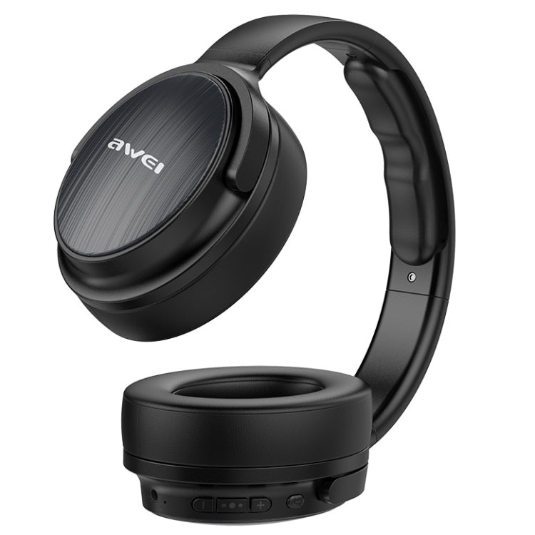 awei A780BL Bluetooth 5.0 折りたたみ式バス ワイヤレス Bluetooth ヘッドホン 3.5mm AUXジャック付き、A780BL
