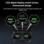S11 TWS タッチ Bluetooth イヤホン 磁気充電ボックス付き、3画面LED電源表示対応