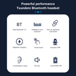 Q83 ワイヤレス耳掛けスポーツ Bluetoothイヤホン 充電ボックス付き、3画面LED電源表示 & モバイルバッテリー対応、Q83