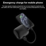 Q83 ワイヤレス耳掛けスポーツ Bluetoothイヤホン 充電ボックス付き、3画面LED電源表示 & モバイルバッテリー対応、Q83