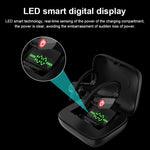 Q83 ワイヤレス耳掛けスポーツ Bluetoothイヤホン 充電ボックス付き、3画面LED電源表示 & モバイルバッテリー対応、Q83