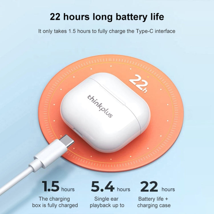 オリジナル Lenovo LivePods LP40 TWS IPX4 防水 Bluetooth イヤホン 充電ボックス付き、タッチ操作対応 & HD通話 & Siri & マスター・スレーブ切替対応、LivePods LP40
