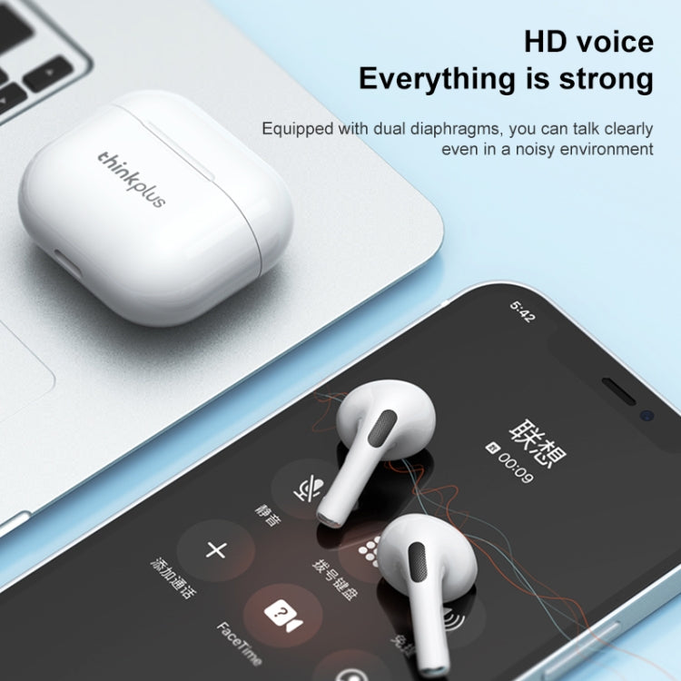 オリジナル Lenovo LivePods LP40 TWS IPX4 防水 Bluetooth イヤホン 充電ボックス付き、タッチ操作対応 & HD通話 & Siri & マスター・スレーブ切替対応、LivePods LP40