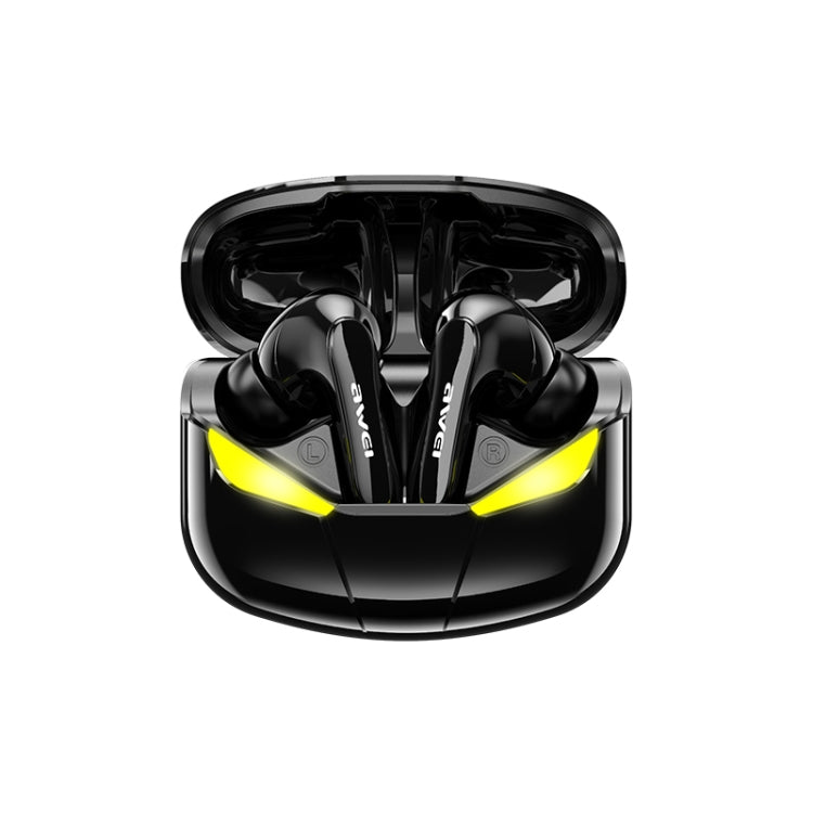 awei T35 Bluetooth V5.0 真のワイヤレス スポーツ ゲーム デュアルモード IPX5 防水 TWS ヘッドセット 充電ケース付き