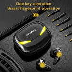 awei T35 Bluetooth V5.0 真のワイヤレス スポーツ ゲーム デュアルモード IPX5 防水 TWS ヘッドセット 充電ケース付き