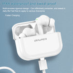 awei TA1 Bluetooth V5.0 真のワイヤレス スポーツ ANC ノイズキャンセリング IPX4 防水 TWS ヘッドセット 充電ケース付き