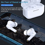 awei TA1 Bluetooth V5.0 真のワイヤレス スポーツ ANC ノイズキャンセリング IPX4 防水 TWS ヘッドセット 充電ケース付き