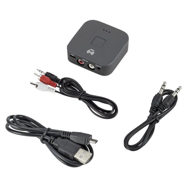 B11 Bluetooth 5.0 レシーバー AUX NFC to 2 x RCA オーディオアダプター, B11