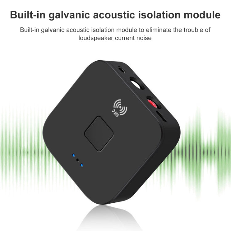 B11 Bluetooth 5.0 レシーバー AUX NFC to 2 x RCA オーディオアダプター, B11