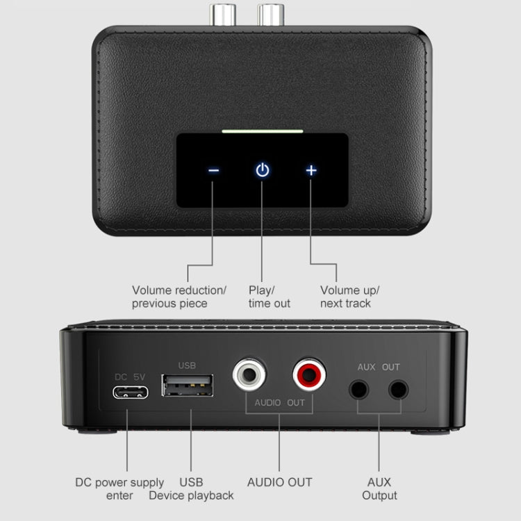 NFC BT19 Bluetooth 5.0 レシーバー トランスミッター ヘッドセット カーオーディオプレーヤー