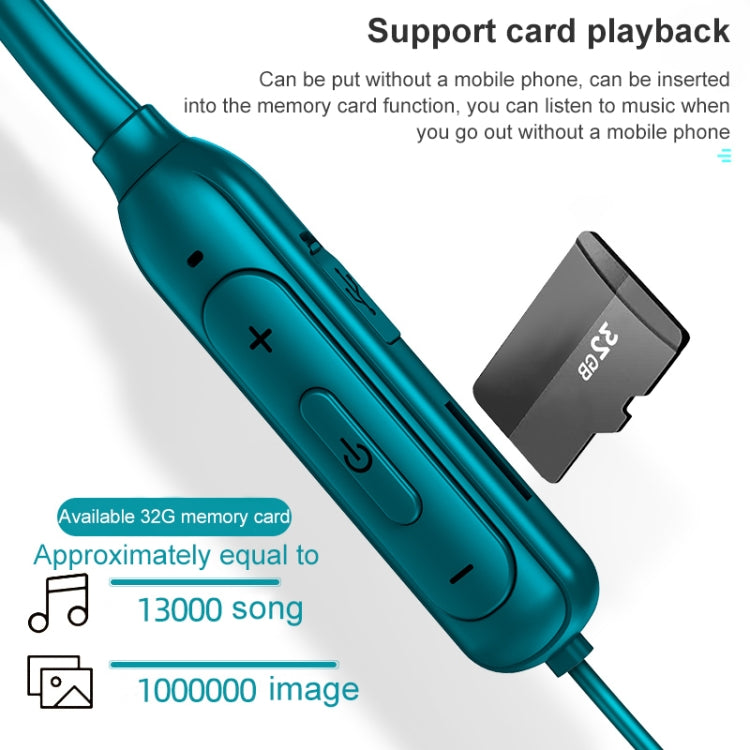 M61 Bluetooth 5.1 ビジネス スポーツ 磁気 メタル ステレオ ネックマウント Bluetooth イヤホン