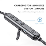 A10 Bluetooth 5.0 ネックマウントスポーツワイヤレスBluetoothイヤホン