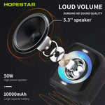 HOPESTAR Party100 Bluetooth 5.0 ポータブル防水ワイヤレスBluetoothスピーカー モバイル充電機能付き、Party100（グリーン）