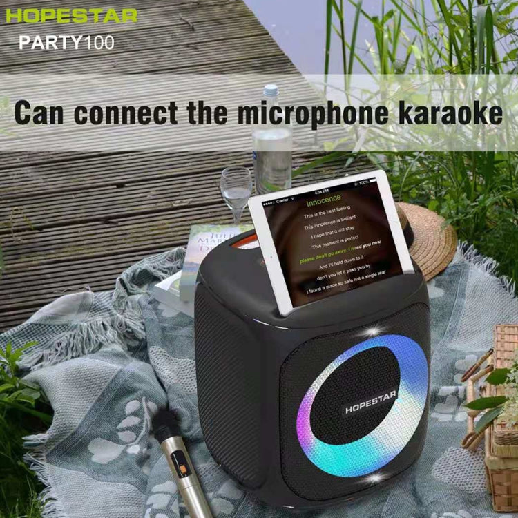 HOPESTAR Party100 Bluetooth 5.0 ポータブル防水ワイヤレスBluetoothスピーカー モバイル充電機能付き、Party100（グリーン）